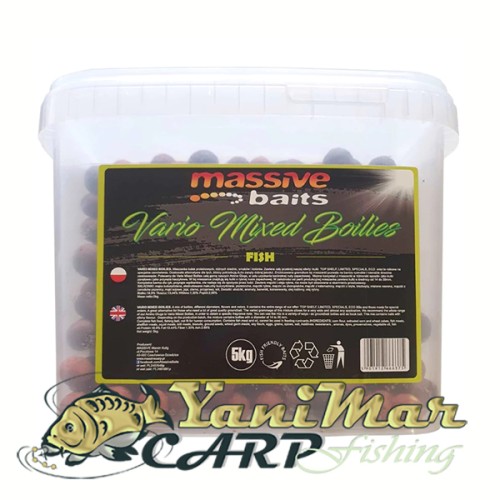 Протеинови топчета Massive Baits Vario Mix Boilies Fish 5 кг