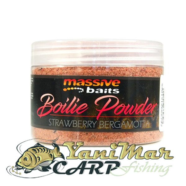Пудра Massive Baits Boilie Powder Strawberry Bergamotta