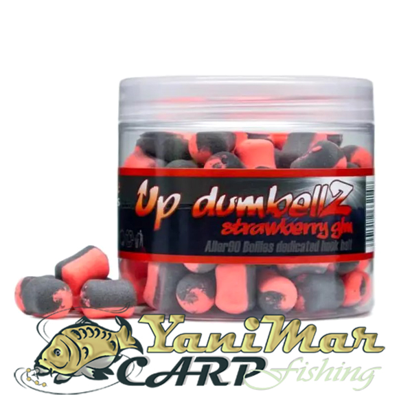 Pop-Up дъмбели Massive Baits Aller Up Dumbell Strawberry / GLM 14mm 200ml
