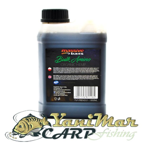 Течна Добавка Massive Baits Bulk Amino Organic Hemp