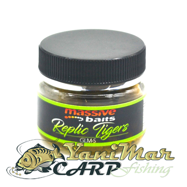 Изкуствен тигров фъстък в дип Massive Baits Replic Tigers GLM-S