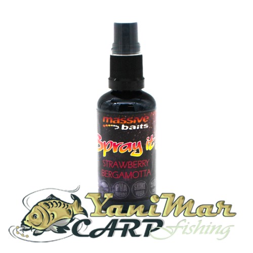 Спрей Massive Baits SPRAY IT Strawberry Bergamotta 50 ml