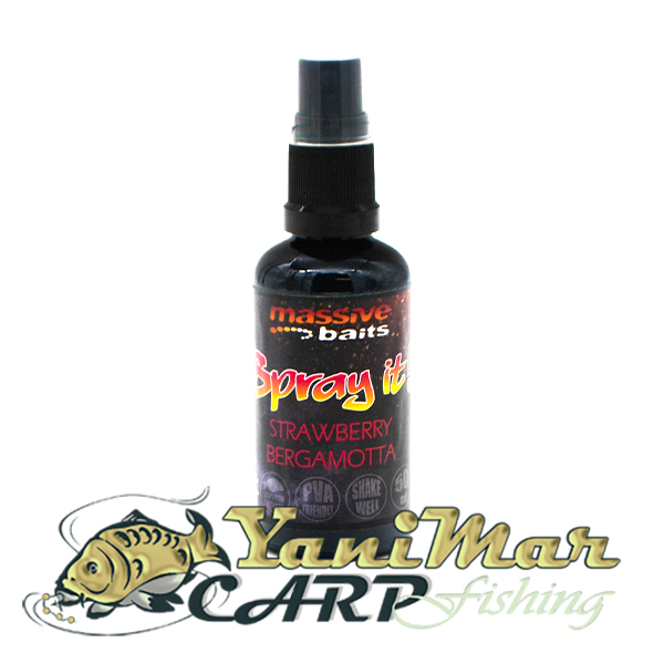 Спрей Massive Baits SPRAY IT Strawberry Bergamotta 50 ml