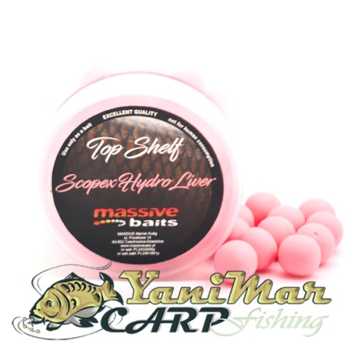 Поп ъп топчета Massive Baits Top Shelf Pop-Ups Scopex Hydro Liver