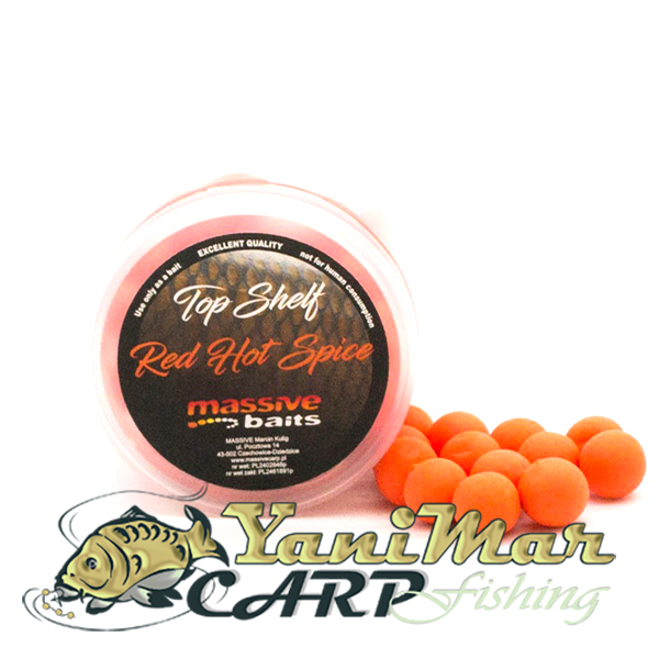 Поп ъп топчета Massive Baits Red Hot Spice 14mm