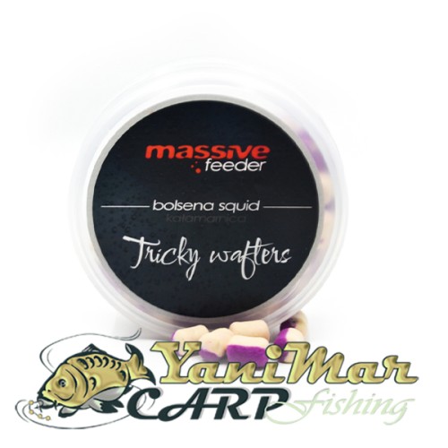 Уафтери Massive Baits Tricky Wafters Bolsena Squid 10x7mm – Балансирана стръв за Фидер и Метод Фидер
