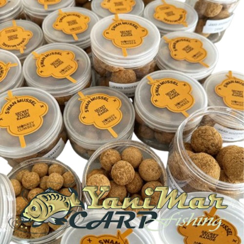Протеинови топчета Monkey Climber Swan Mussel Hookbaits Sand Cured
