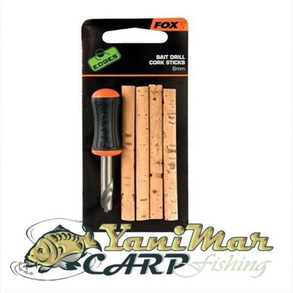 Бургия за риболов Fox Edges Bait Drill & Cork sticks - 6mm	