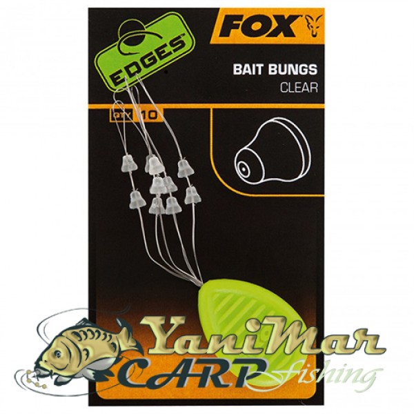 Стопери Fox Edges Bait Bungs Clear, за стръв
