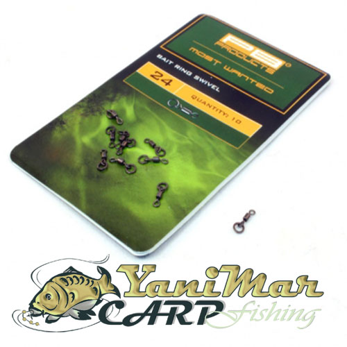 Вирбел PB Products Ring Bait Swivel 24, за риболов
