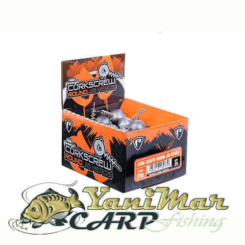 Джиг глави Fox Rage Corkscrew Round Jig 