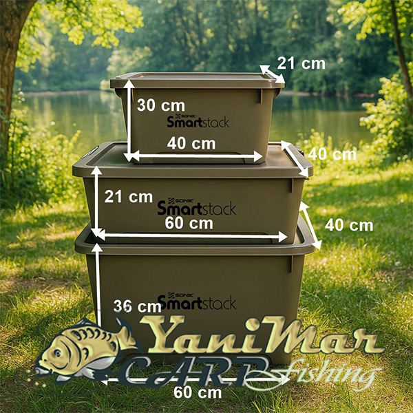 Транспортна кутия Sonik Smartstack Storage Box Large