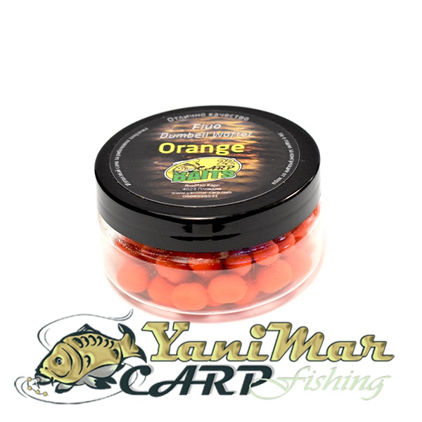 Дъмбел Carp 22 Dumbell Fluo Wafter Портокал 8 mm