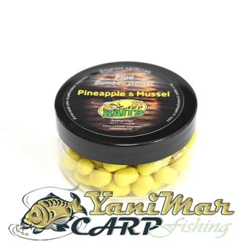 Дъмбел Carp 22 Dumbell Wafter Fluo Ананас/Мида 8 mm